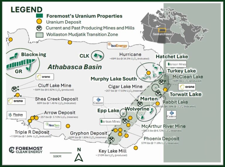 Foremost Clean Energy - Uranium Projects - May 2025