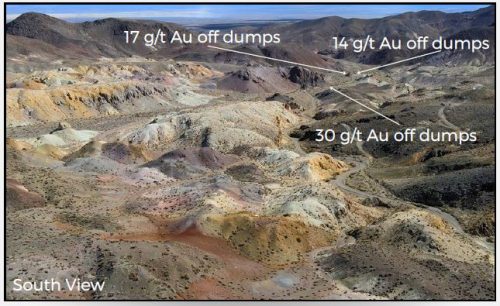 Extensive Visible Gold Found in Historic Dumps - Gilbert South - Eminent Gold
